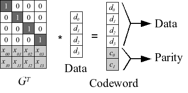 RS 코드의 Encoding 구조