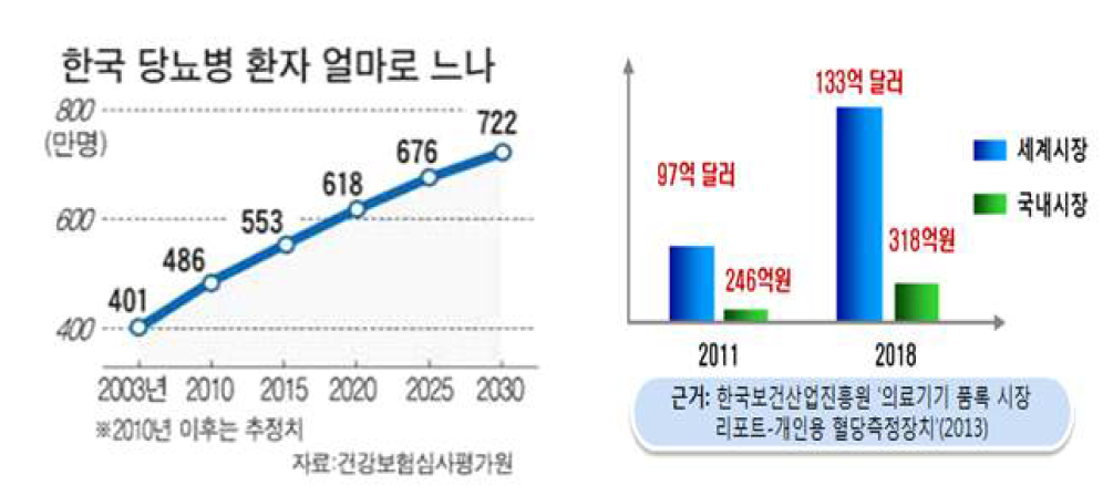 혈당 시장 규모