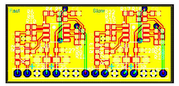 성형증폭기 칩 PCB artwork