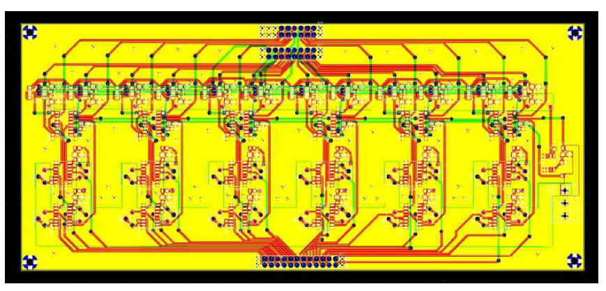 다채널 파고선별기 PCB artwork