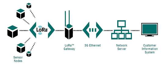 LoRa 네트워크 구조