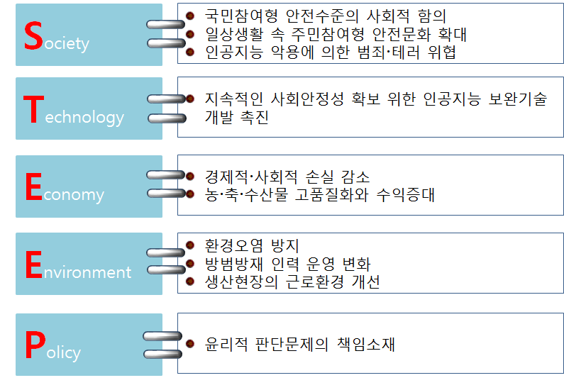 지능형 사회안전 시스템의 사회적 영향력: STEEP 측면