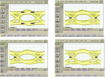 4채널 광학엔진 eye diagram