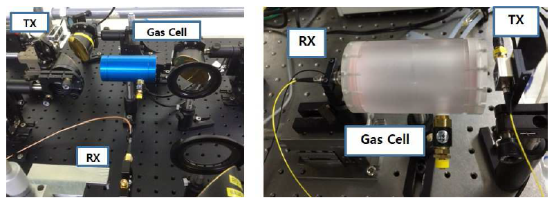 가스 Cell 을 이용한 테라헤르츠 분광 시스템