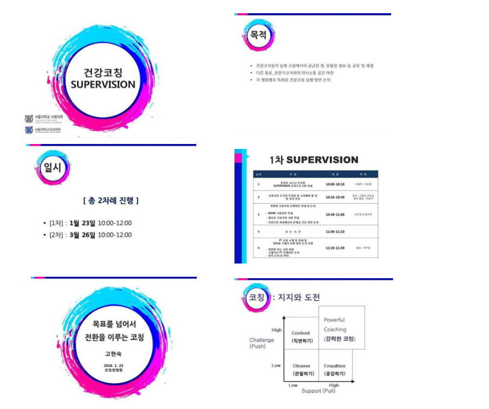 1차 supervison 강의자료 자료 예시
