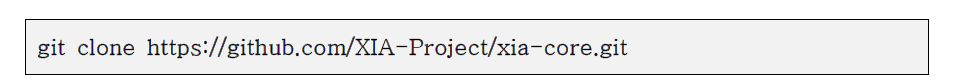GitHub에서 XIA 소스 코드 받기