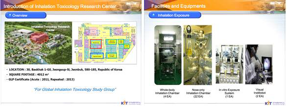 흡입독성연구센터 소개