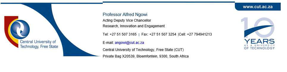 Prof Ngowi의 business card 복사본