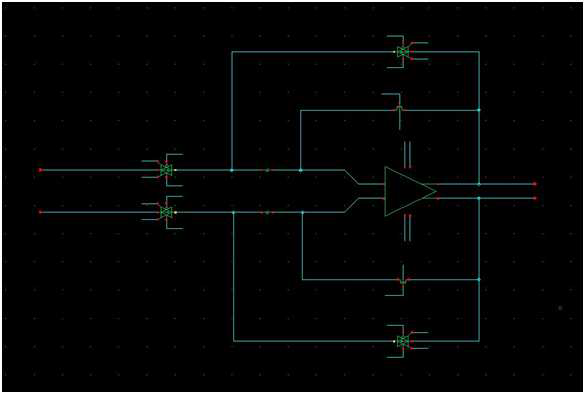 Sample and Hold Amplifier schematic