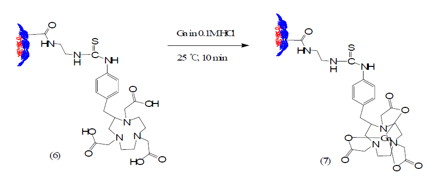 The synthesis of Ga chelate nano dendrimer composites