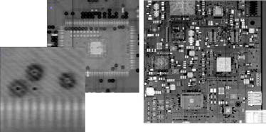 PCB inspection이 가능한 높은 Resolution의 취득 이미지