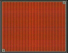 65um × 65um pitch (44×44 array)