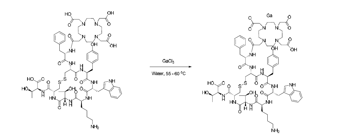 Ga-DOTA-TATE Complex 제조 방법