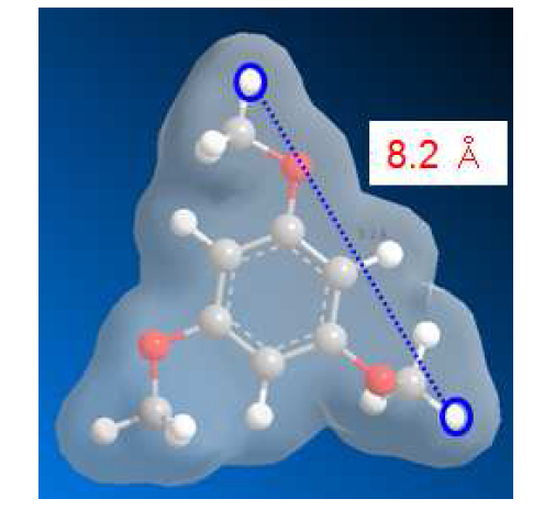 1,3,5-trimethoxybenzene의 크기