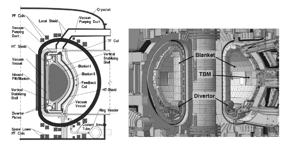 핵융합 실험로의 구조 및 플라즈마 대면 부품