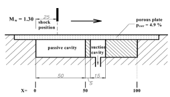 Measurement configuration (dimensions in mm)