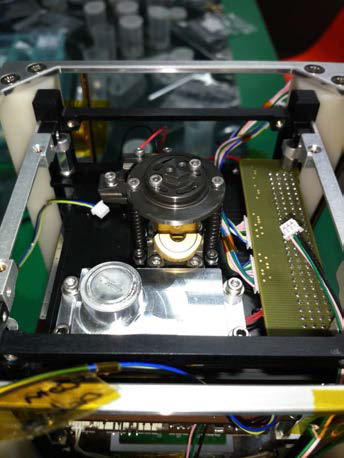 CubeSat system with installed PCM thermal control device