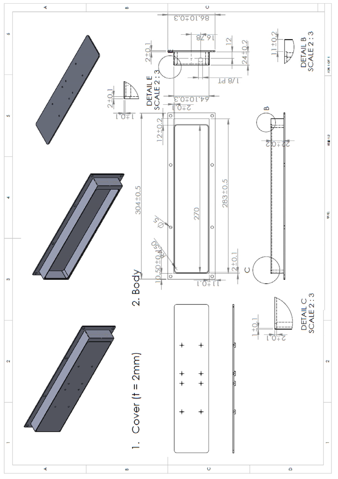 Assembly drawing for TM-01