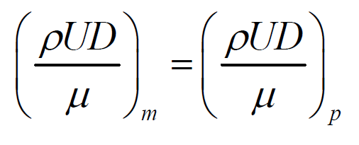 Reynolds similarity law