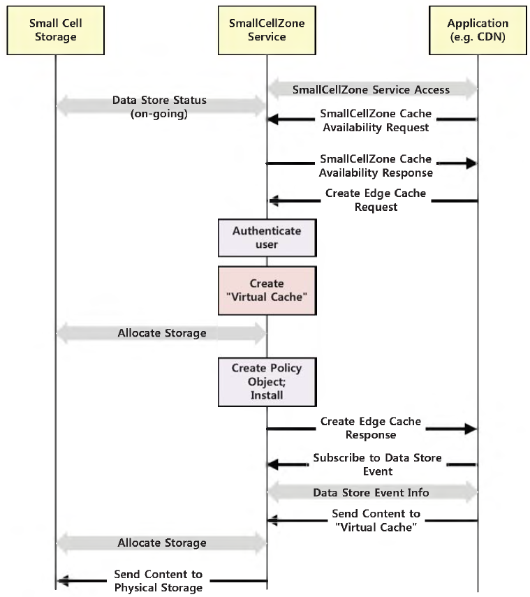 Urban/metro Small Cell Distributed Storage Use Case