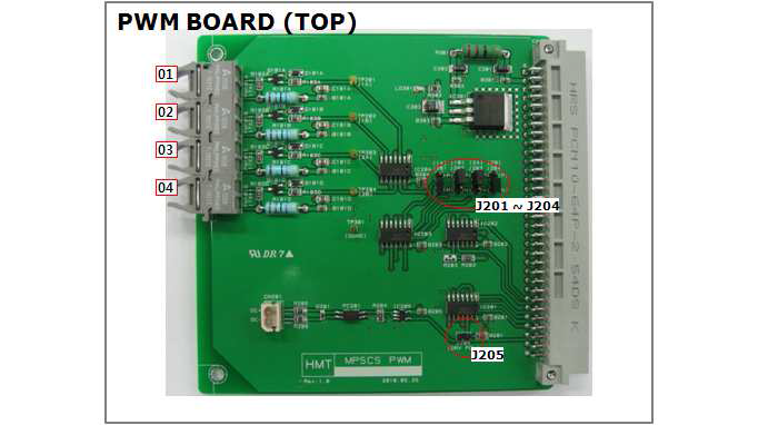 PWM BOARD Top View