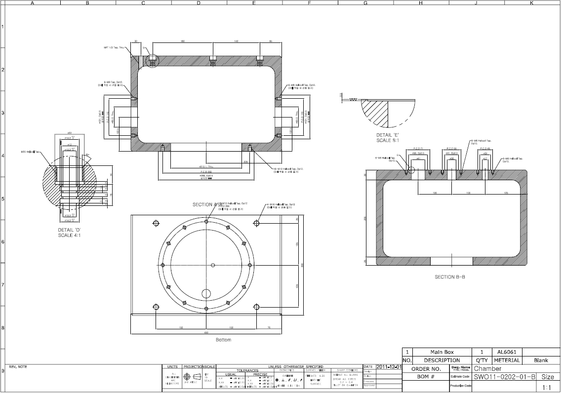 Main box-2 of beam profile device