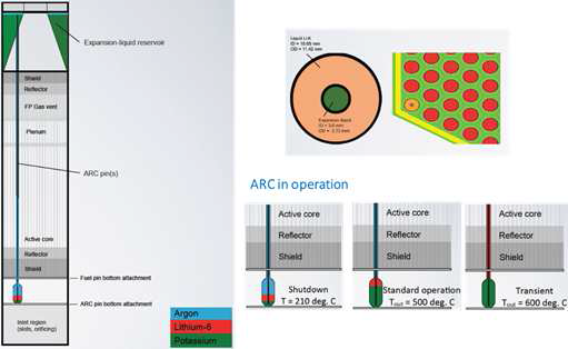 핵연료 집합체 내부의 ARC 모듈