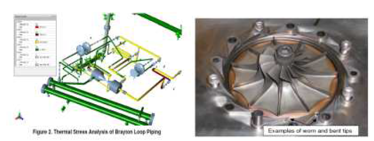 실험루프 배관의 Thermal Stress 해석 밀 터빈 노즐 침식