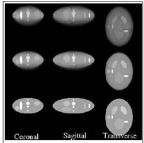 Reconstructions for a single-arc (row 1) and oblique-circle (row 2) trajectories.