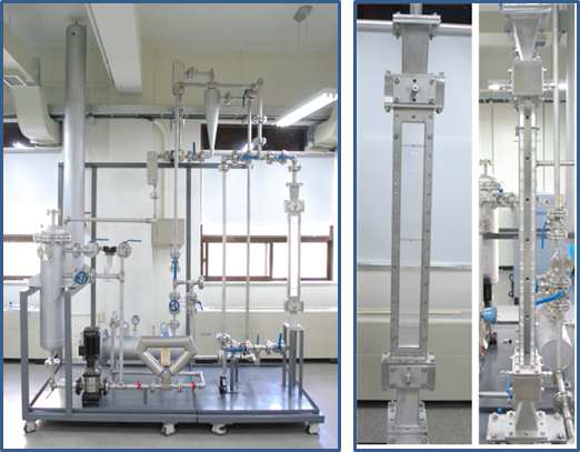 물-공기 유동양식 실험 장치