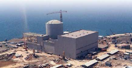 우리나라 최초의 고리원자력발전소 건설장면