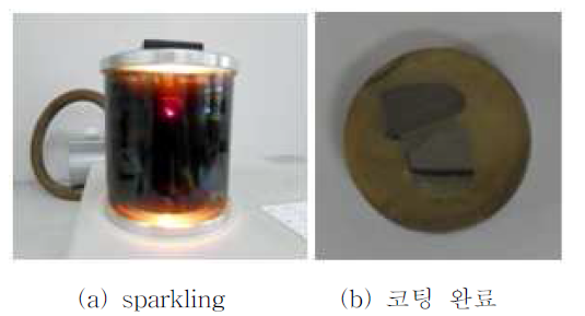 시료 carbon coating