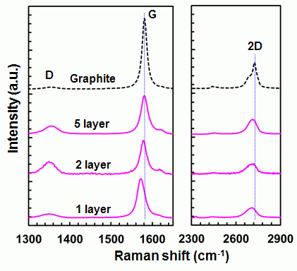 Raman spectroscopy 분석