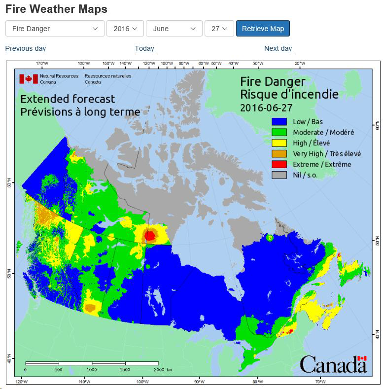 캐나다 산불위험지역 예보시스템(CFFDRS)