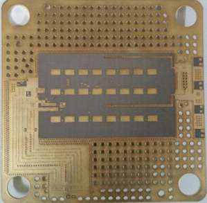 24 GHz RF 송/수신 모듈 뒷면 사진