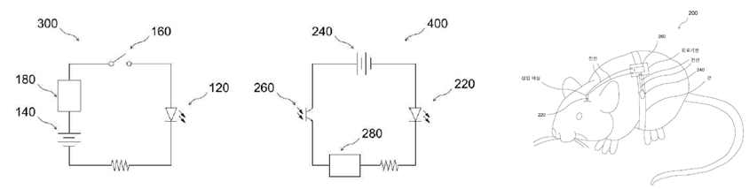 무선 생체 광 자극기에 대한 도면