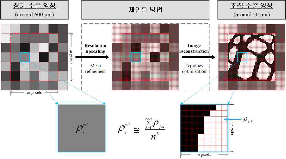 골격계 영상 고해상화 개념도