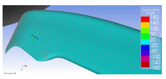 Specific part of 3d modeled water scooter