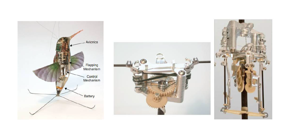 Nano-hummingbird의 날갯짓 및 제어 메카니즘 [11]