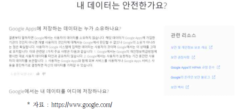 Google Apps 보안 서비스