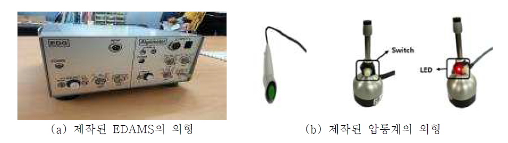 제작된 EDAMS의 설계 외형