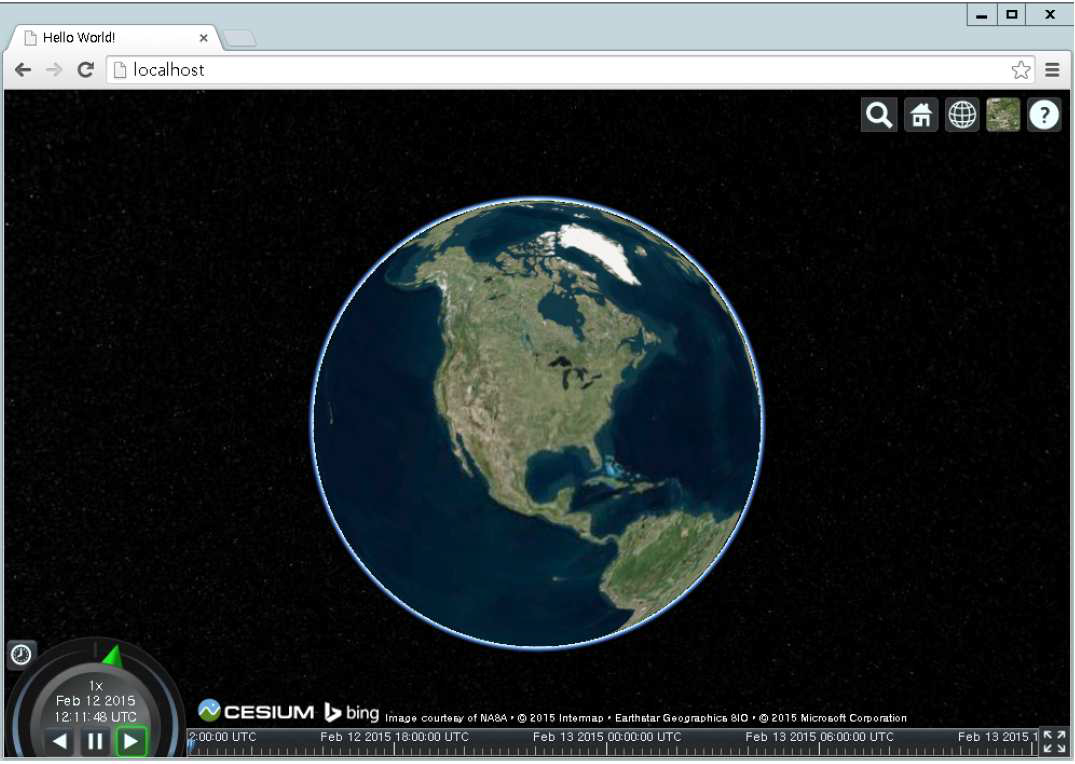 Cesium의 HelloWorld