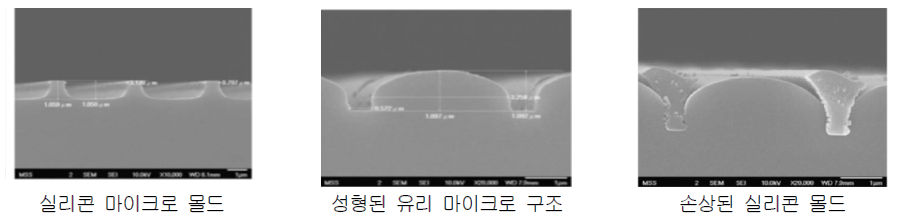 CVD를 통한 실리콘 웨이퍼 몰드 제작