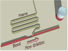 혈장 분리 미세 유체 시스템 part 개념도[4]