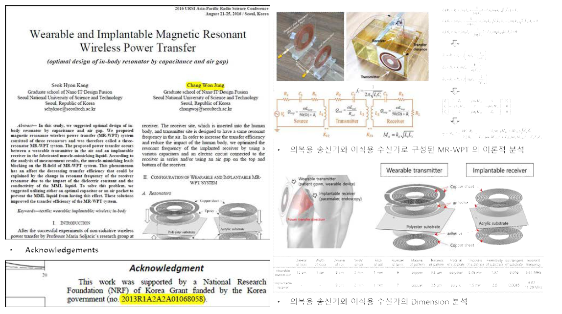 “의복용 및 이식용 자기공진형 무선전력전송