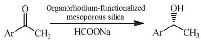 Asymmetric transfer hydrogenation of aromatic ketones