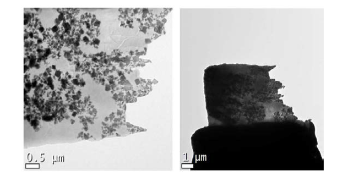 TEM 분석을 위한 sample 준비 (Cryo-FIB, 30KV, 9.7PH에서 fine milling)