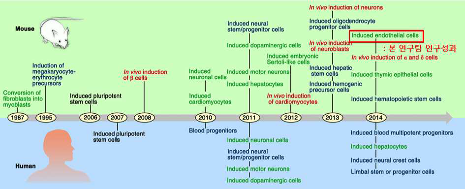 최근의 세포 직접 전환을 정리하는 리뷰 논문에 관련 분야 주요 성과 중 하나로 지목받고 있음.