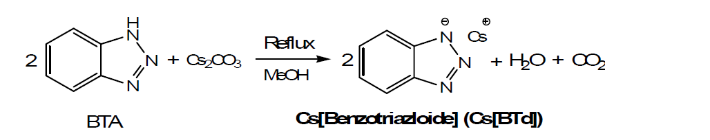 Synthesis cesium benzotiazolide (Cs[BTd])