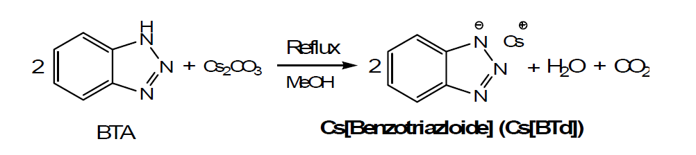 Synthesis cesium benzotiazolide